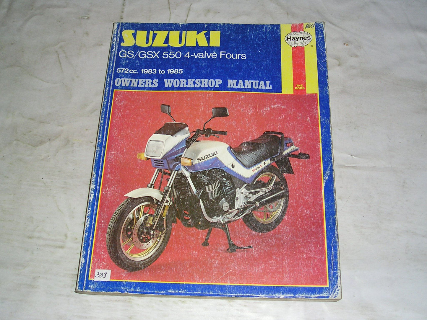 SUZUKI GS550 GSX550 1983-1985 Haynes Owners Workshop Manual 1133 #338