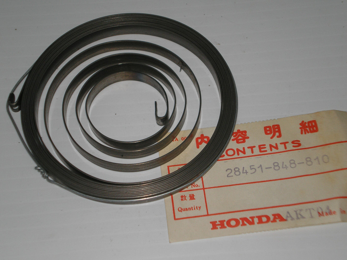 HONDA E1500 EG1500 ER1500 G42 Pull Starter Return Spring 28451-848-810