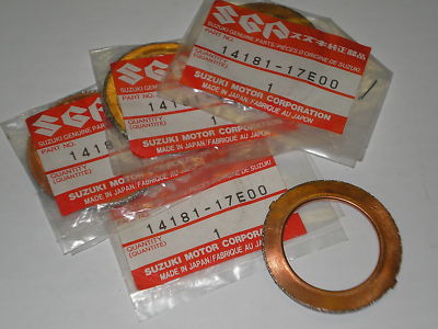 SUZUKI GSX-R600 GSX-R750 RF600 RF900 Exhaust Pipe Gaskets 14181-17E00