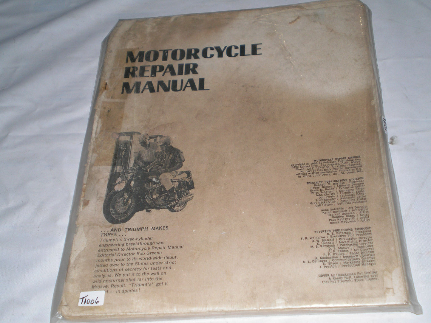 TRIUMPH Two Stroke & Four Stroke Repair Manual #E38