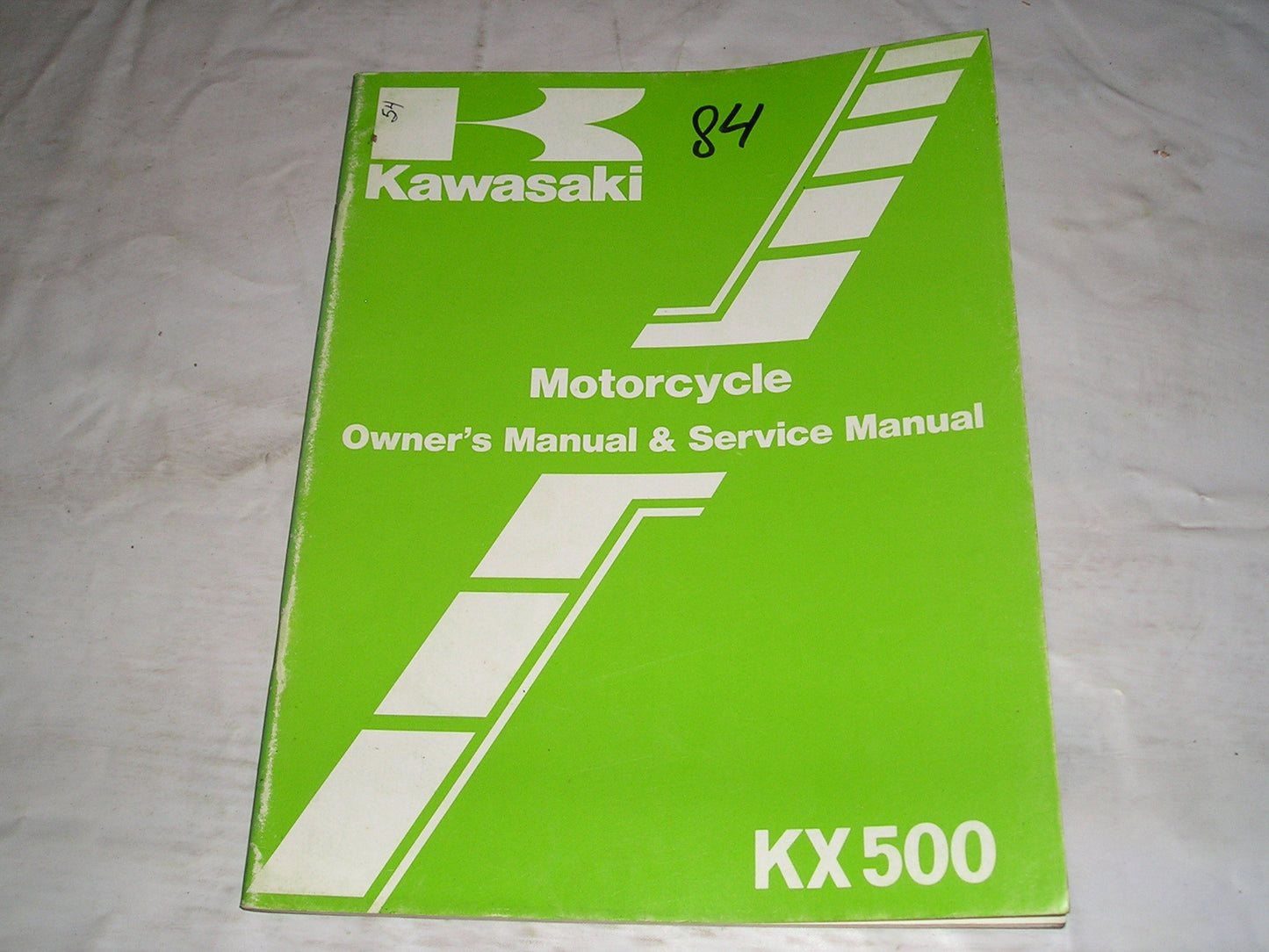 KAWASAKI KX500 A2 1984 Owner's & Service Manual 99920-1246-01 #54