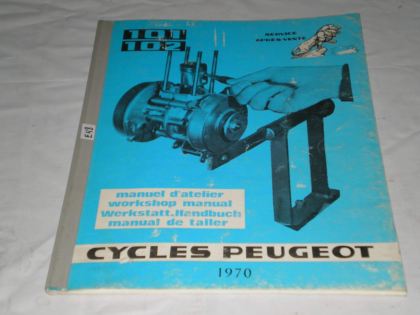 PEUGEOT 101 & 102 1970 Motors Workshop / Service Manual #E77
