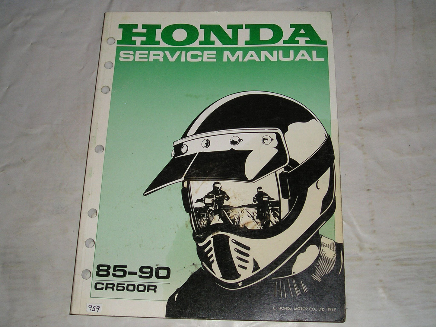 HONDA CR500R CR500 R 1985-1990 Service Manual 61KA508 #959