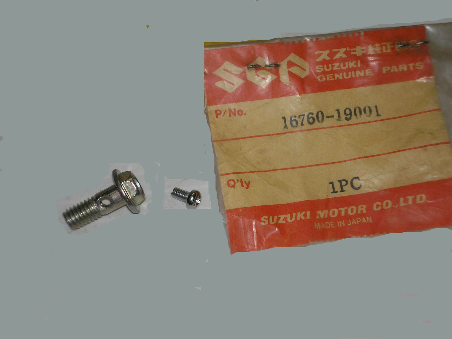 SUZUKI AS50 RV90 RV125 TC90 TC100 TC125 TM250 TS Oil Line Banjo Bolt 16760-19001