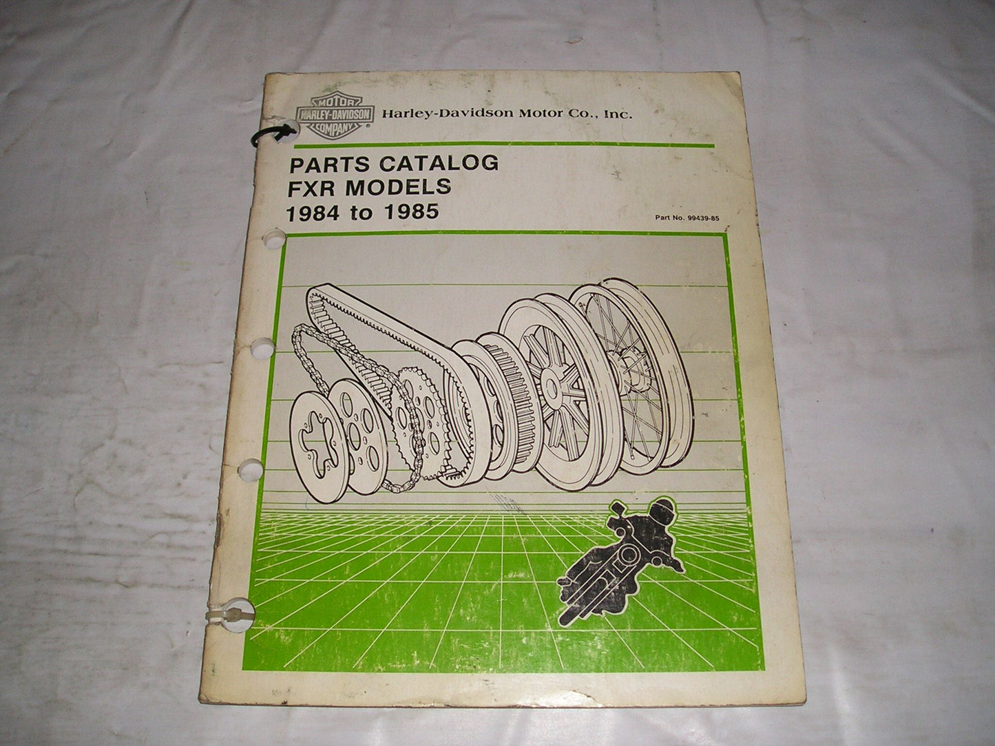HARLEY-DAVIDSON 1984 1985 FXR Models Parts Catalog 99439-85 #HD13