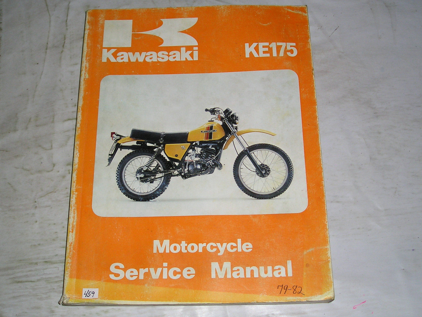 KAWASAKI KE175 D1 D2 D3 D4 1979-1982 Service Manual 99924-1020-04 #459