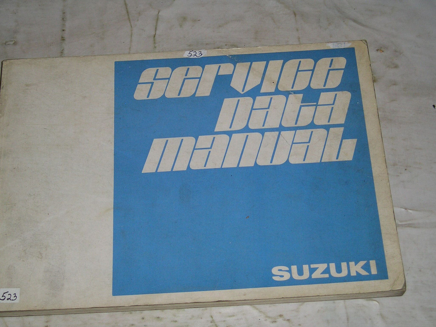 SUZUKI 1975 Factory Models Service Data Manual #523