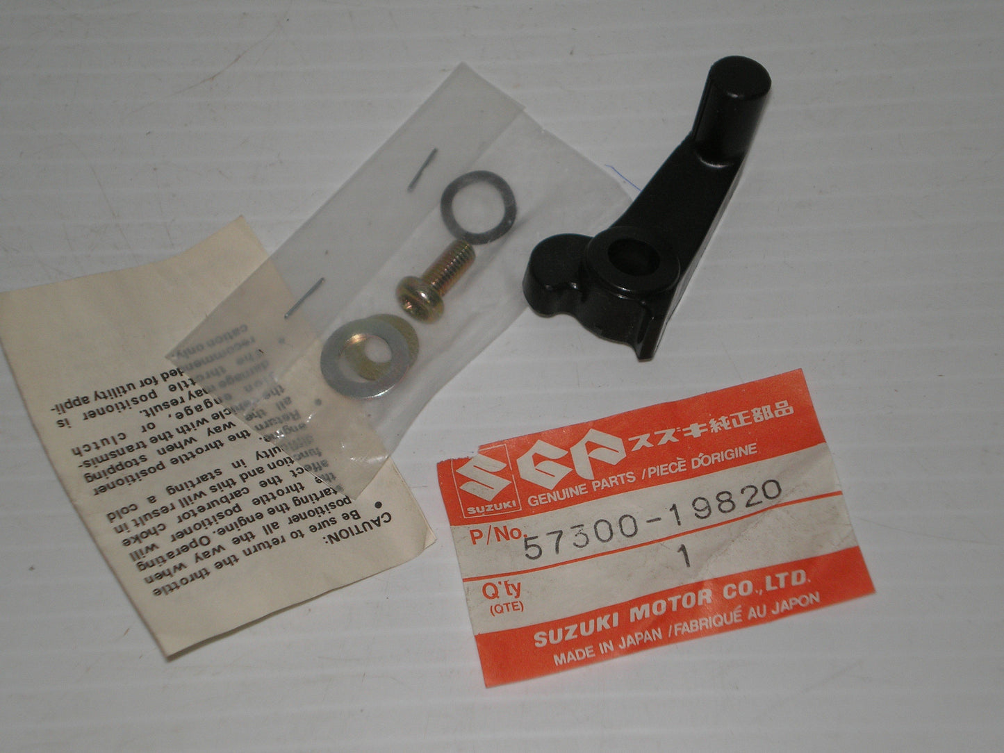 SUZUKI LT4 LT4W LTF250 1996-1998 Throttle Positioning Lever 57300-19820