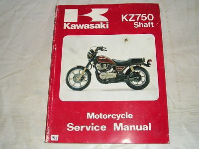 KAWASAKI KZ750 Shaft 1982-1984 Service Manual 99924-1035-03 #963