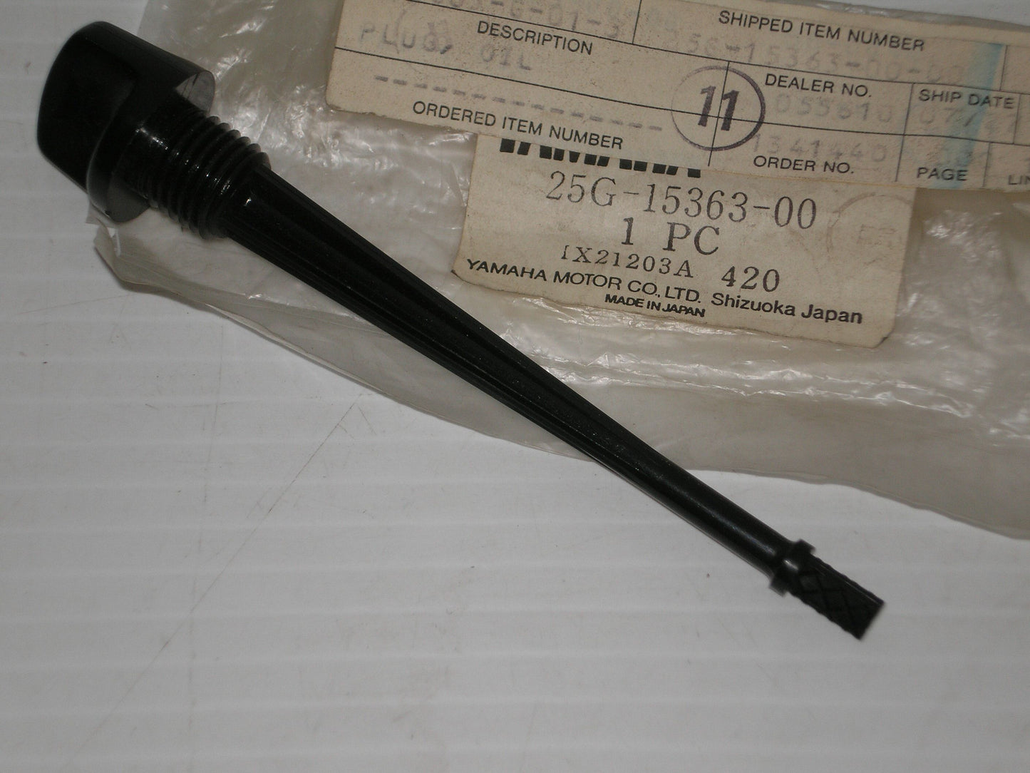 YAMAHA XC180 XC200 1984-1991 Oil Level & Filler Plug 25G-15363-00