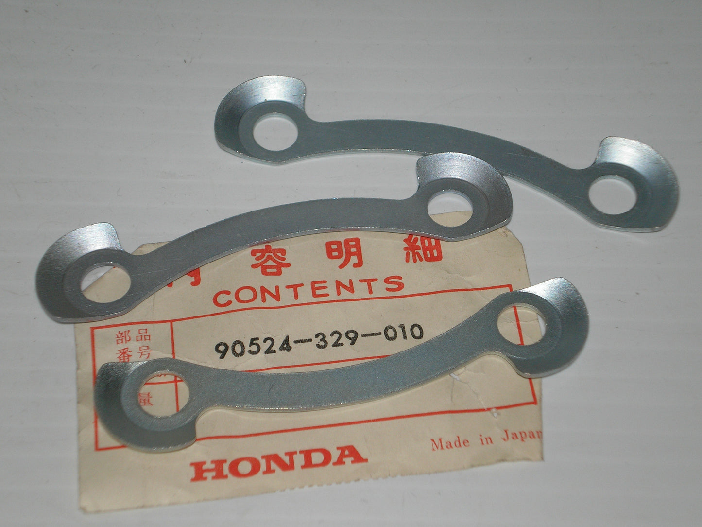 HONDA CR250 XL250 Rear Wheel Sprocket Bolt Lock Washers Set/3 90524-329-010