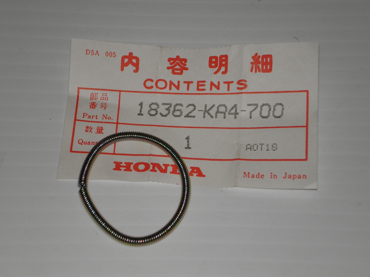 HONDA ATC250 CR125 CR250 CR480 TRX250 Seal Band 18362-KA4-700