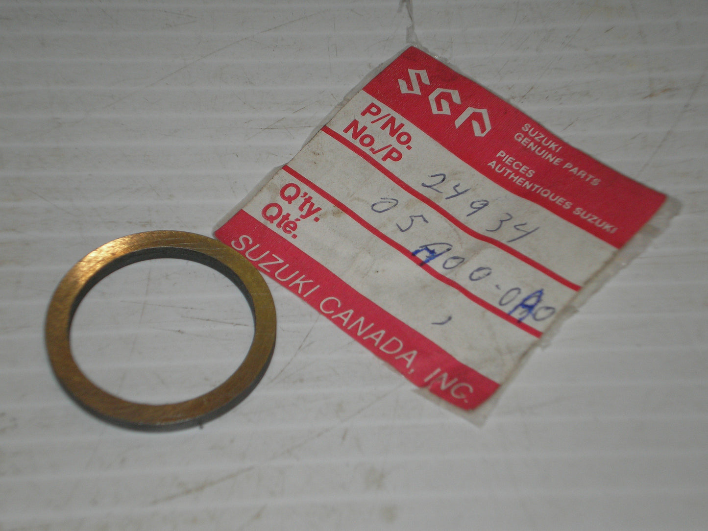 SUZUKI GV700 GV1200 1985-1986 Secondary Drive Bevel Gear Shim 24934-05A00-0A0