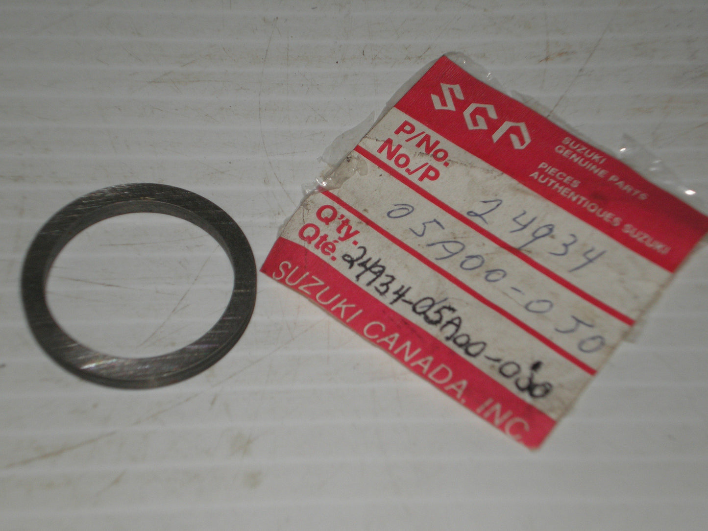 SUZUKI GV700 GV1200 1985-1986 Secondary Drive Bevel Gear Shim 24934-05A00-0J0