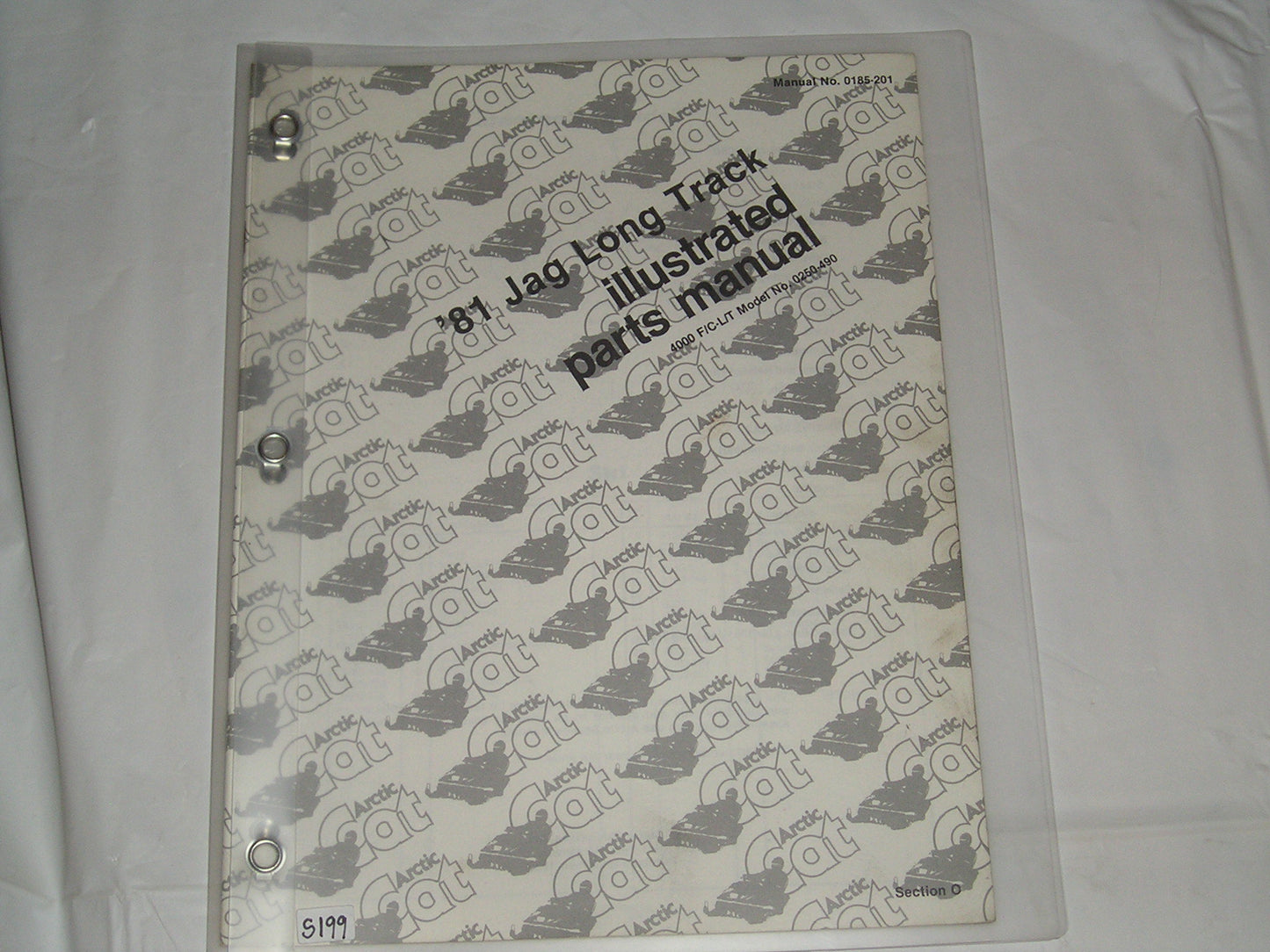 ARCTIC CAT Jag Long Track 4000 F/C L/T Parts Catalogue 0185-201 #S199