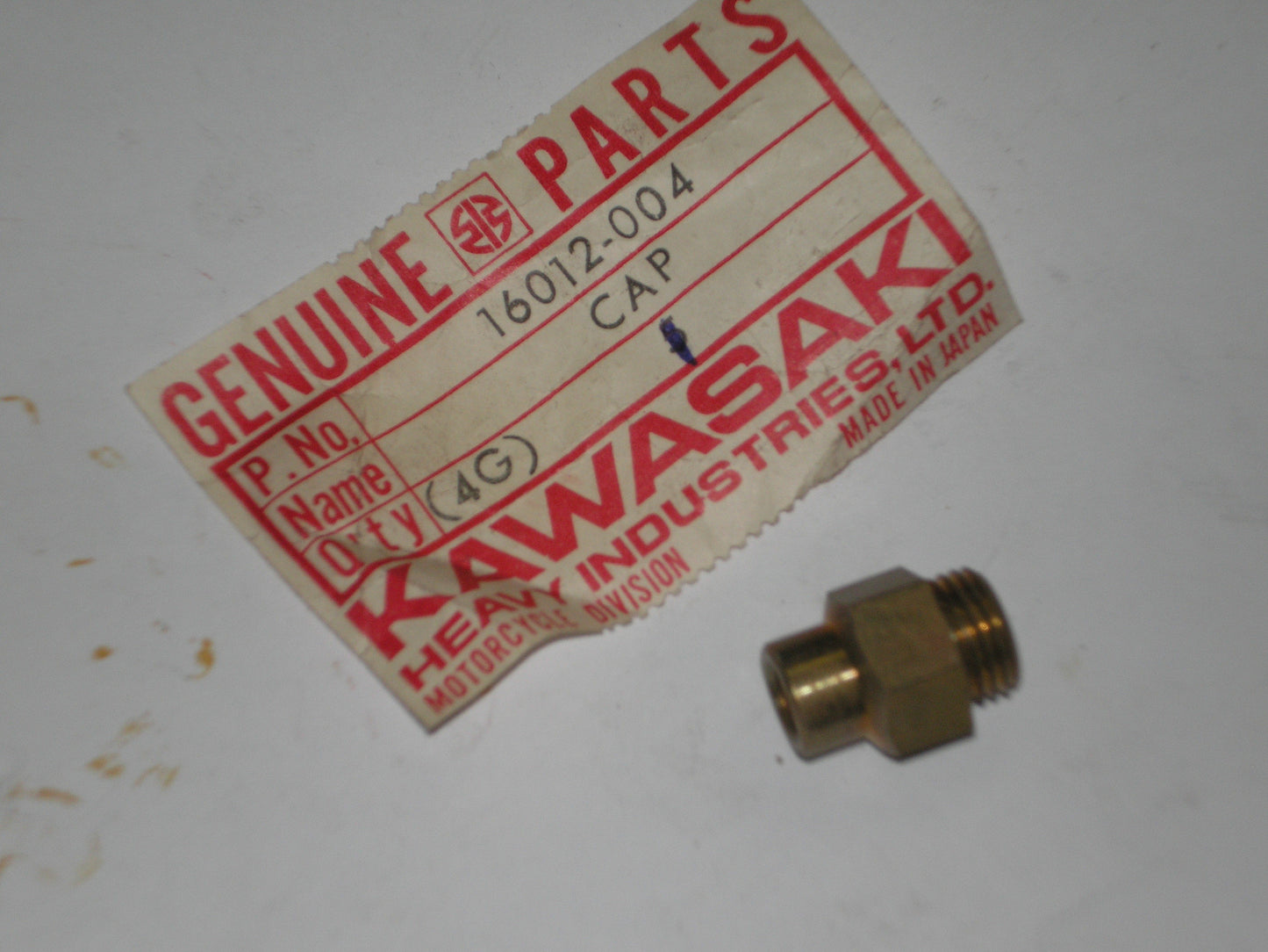 KAWASAKI A1 A7 C2 F2 F8 F81 G3 G4 G5 H1 KH100 KH250 KV100 S1 Carb Cap 16012-004