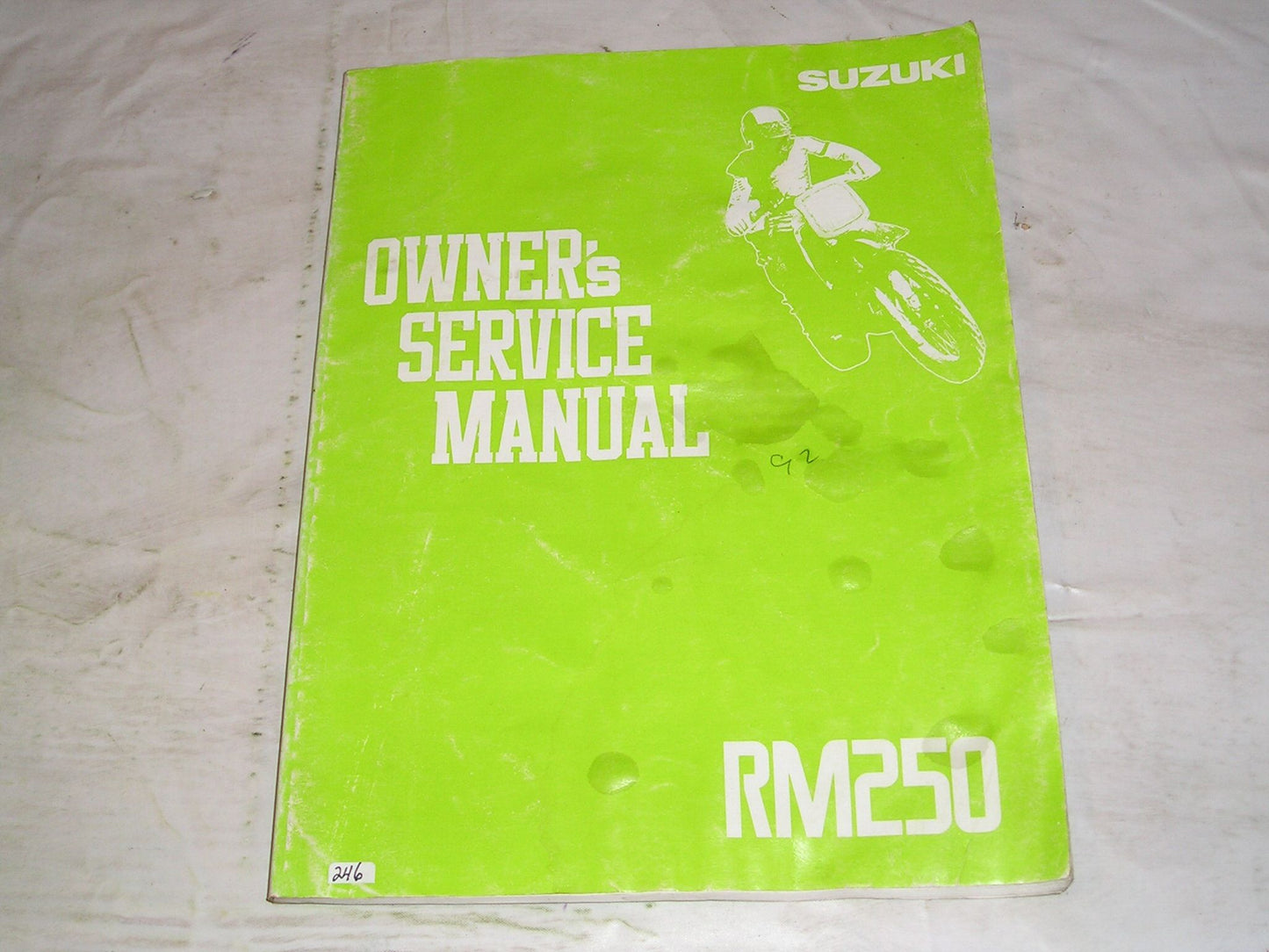 SUZUKI RM250 1992 Service Manual 99011-28C53-01A #246