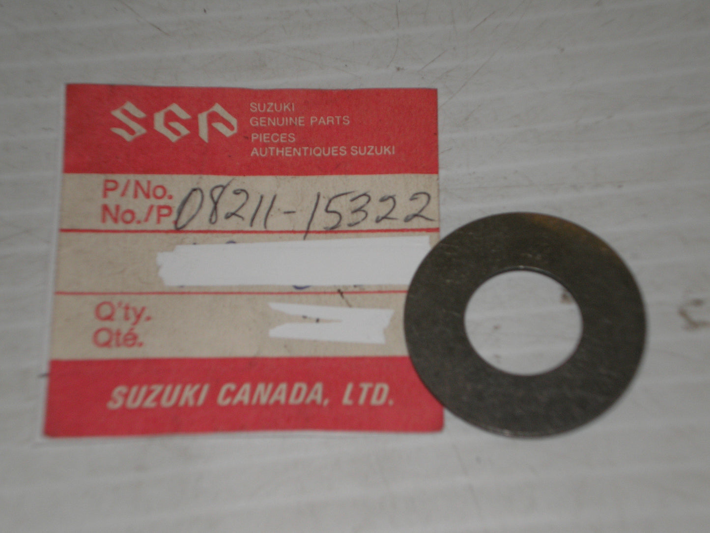 SUZUKI RM125 RM250 RM400 1979-1992 Swing Arm Thurst Washer 08211-15322
