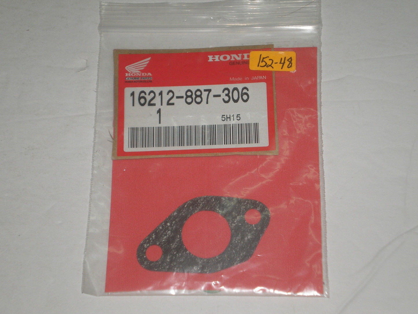 HONDA EG1000 EG1400 F400 HR21 HRA21 HS35 WA20 Gasket 16212-887-306 16212-887-000
