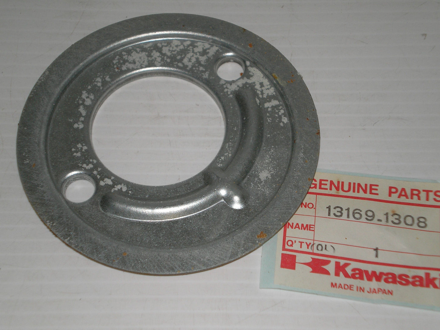 KAWASAKI KDX80 KX80 AHRMA Air Cleaner Plate 13169-1308
