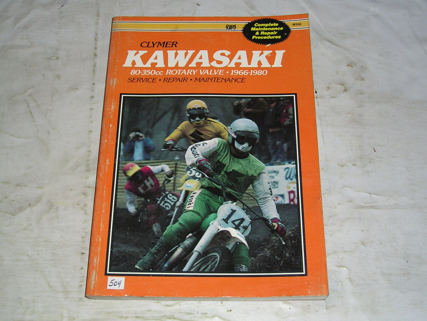 KAWASAKI C2 D1 F2 F3 F4 F5 F6 F7 F8 F9 J1 KD KE KH KM KS KV KX Clymer Service Manual M350 #504
