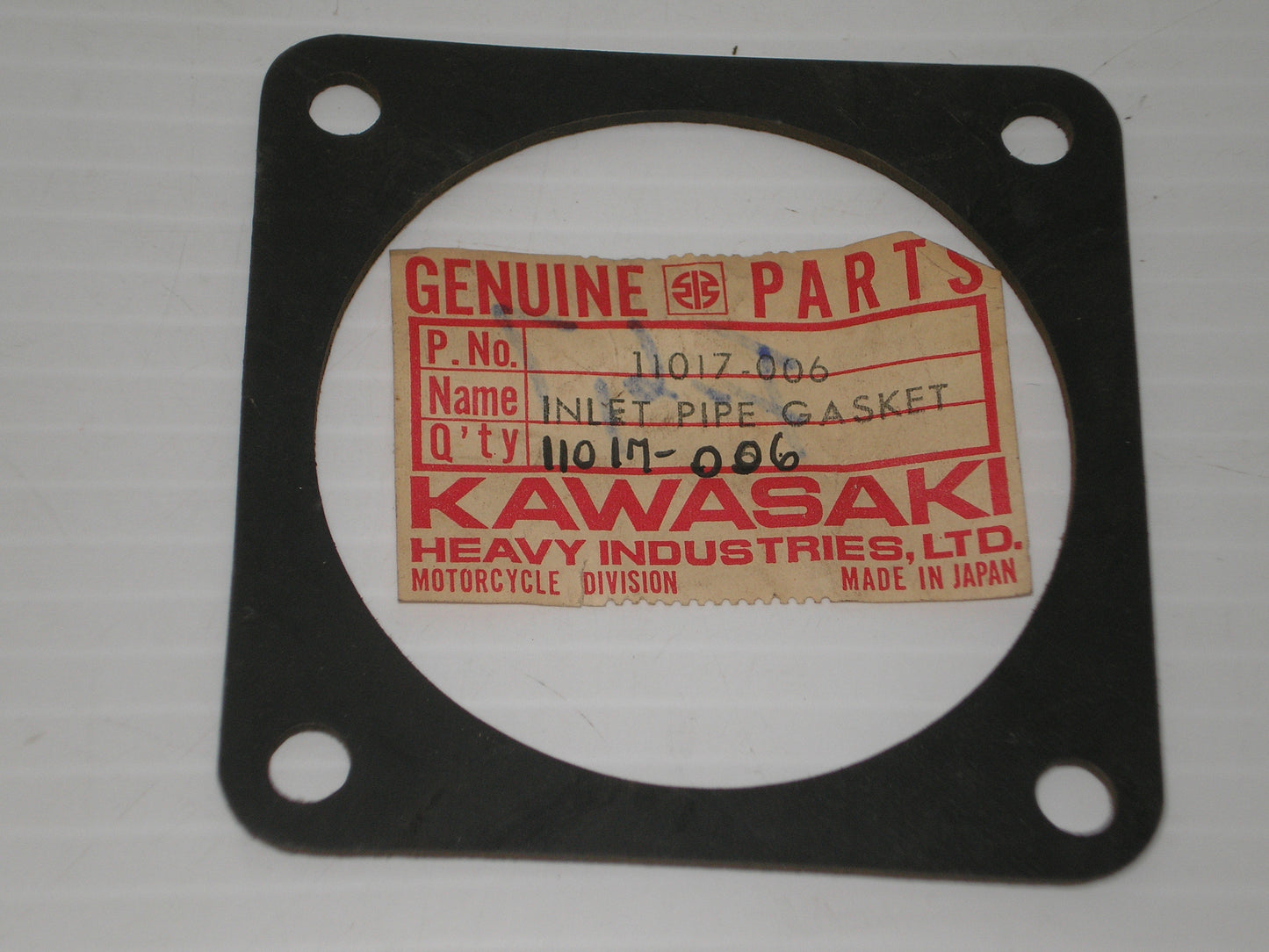 KAWASAKI F6 F7 Enduro Air Inlet Pipe Gasket 11017-006
