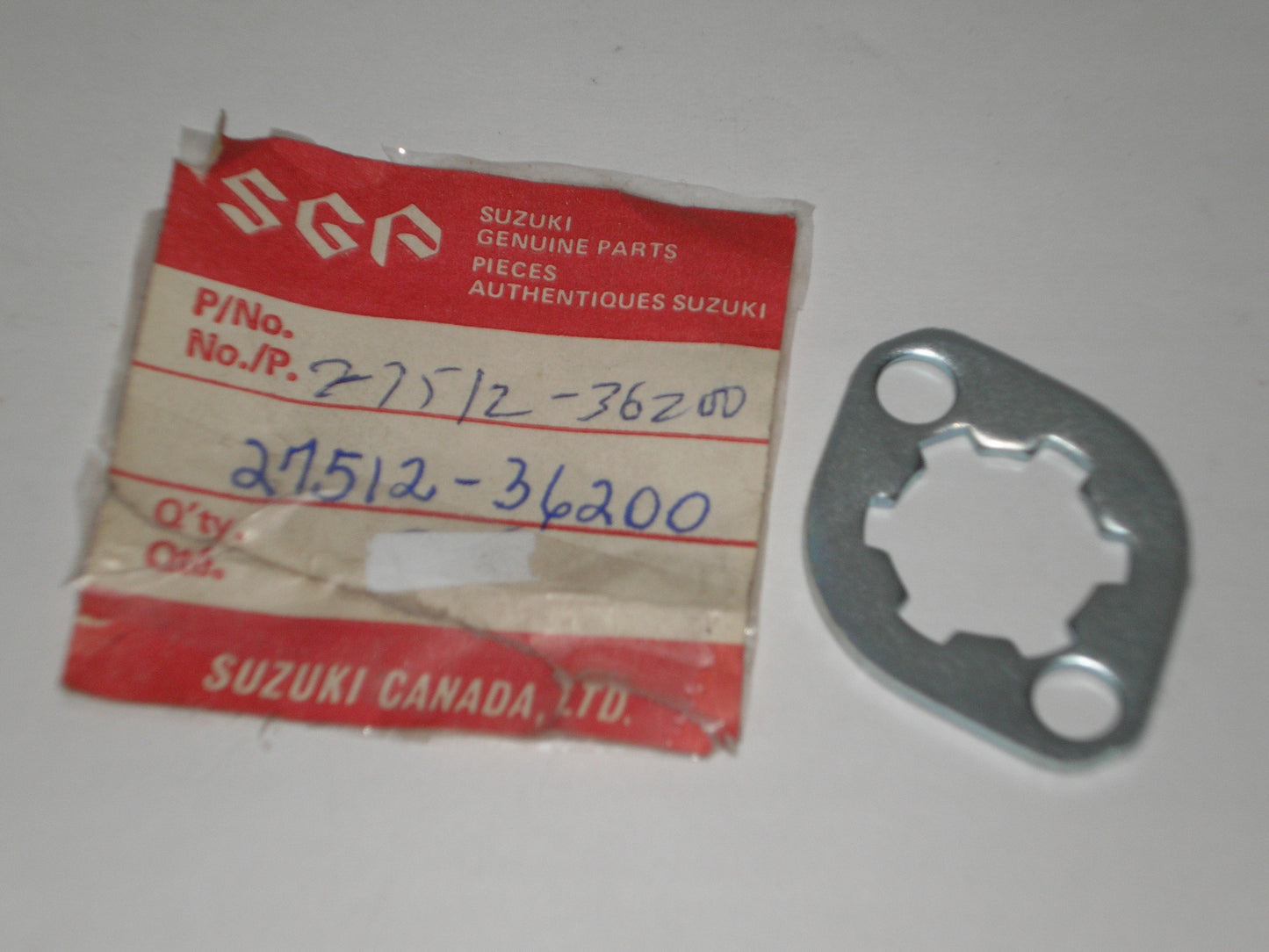 SUZUKI A100 RV90 T125 Engine Sprocket Lock Plate 27512-36200