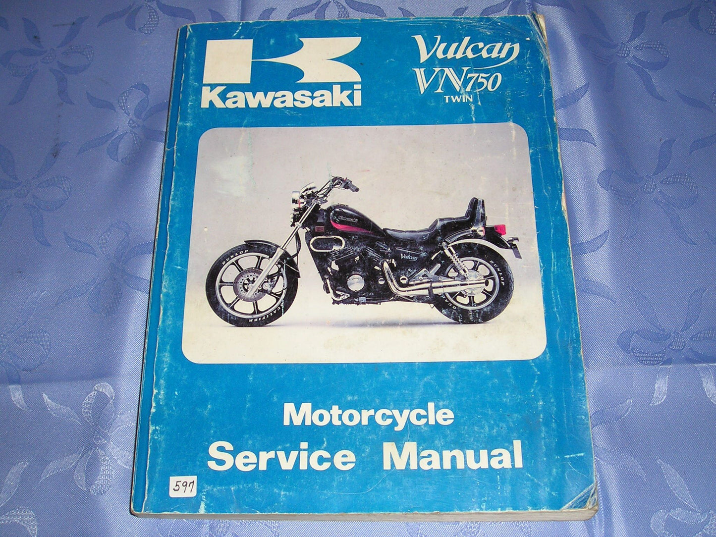 KAWASAKI VN700 A1 VN750 A1 A2 A3 A4 A5 A6 Twin 1985-1990 Service Manual 99924-1054-05 #597