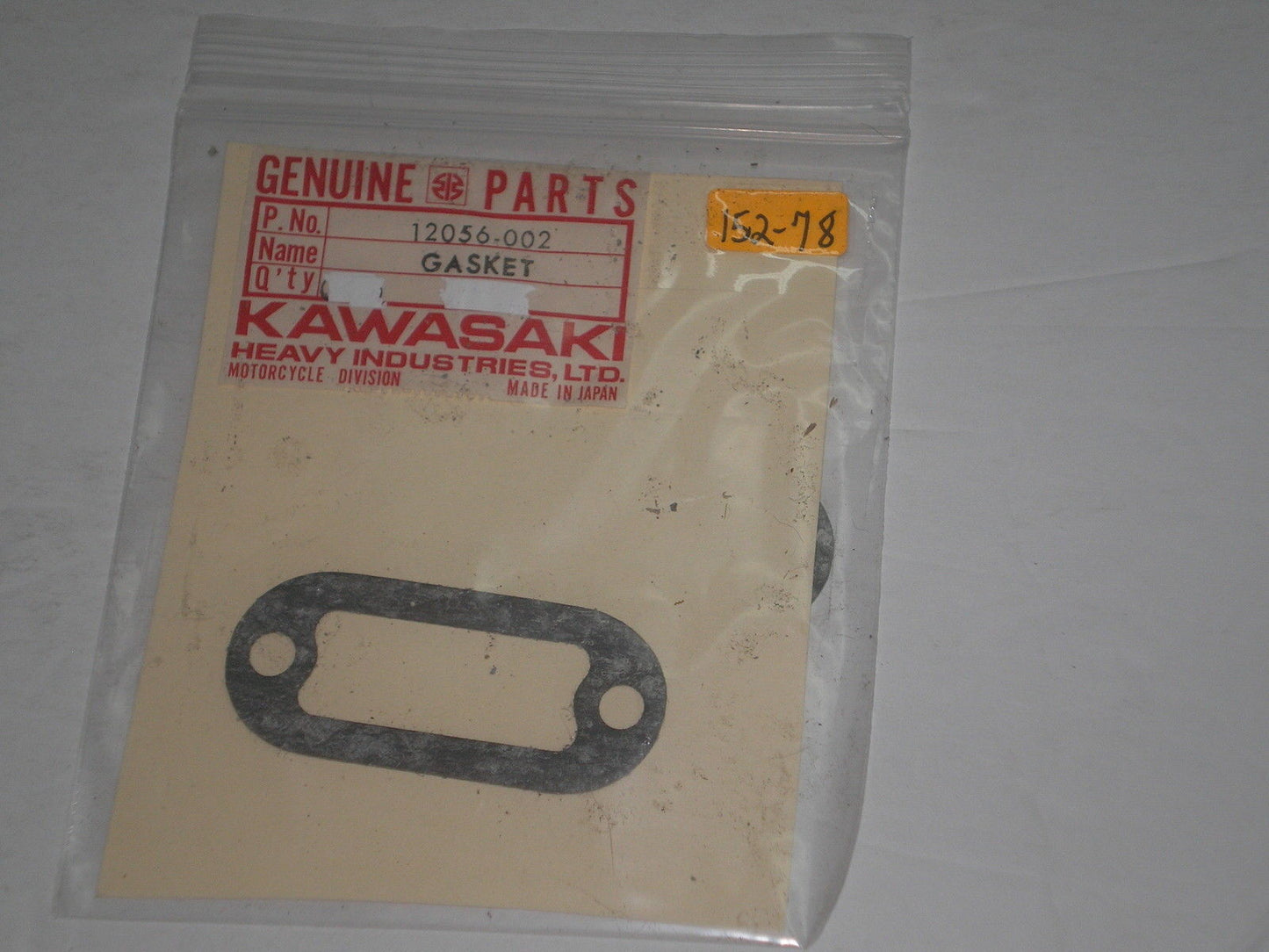 KAWASAKI KZ400 1974-1976 Chain Tensioner Gasket 12056-002 11009-1022