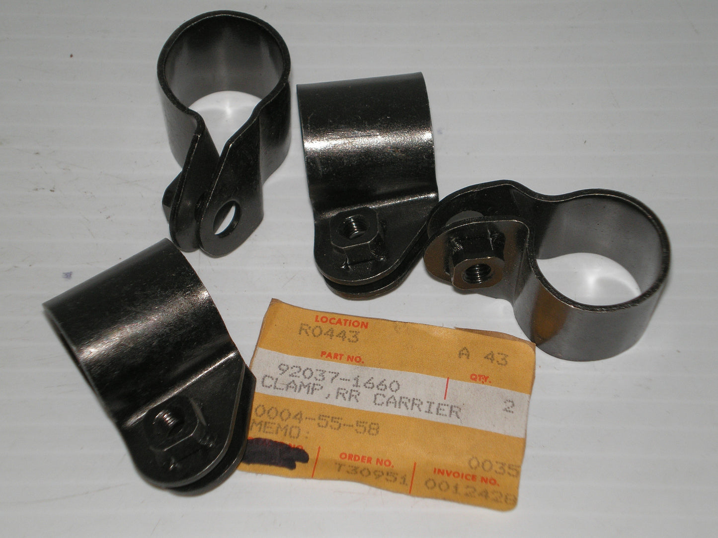 KAWASAKI KLF185 KLF220 1985-1988 Rear Carrier Clamps 92037-1660