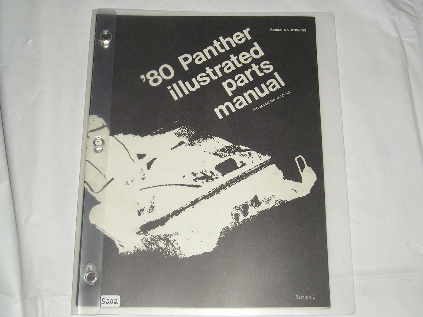 ARCTIC CAT Snowmobile Panther 1980 Parts Manual #S202