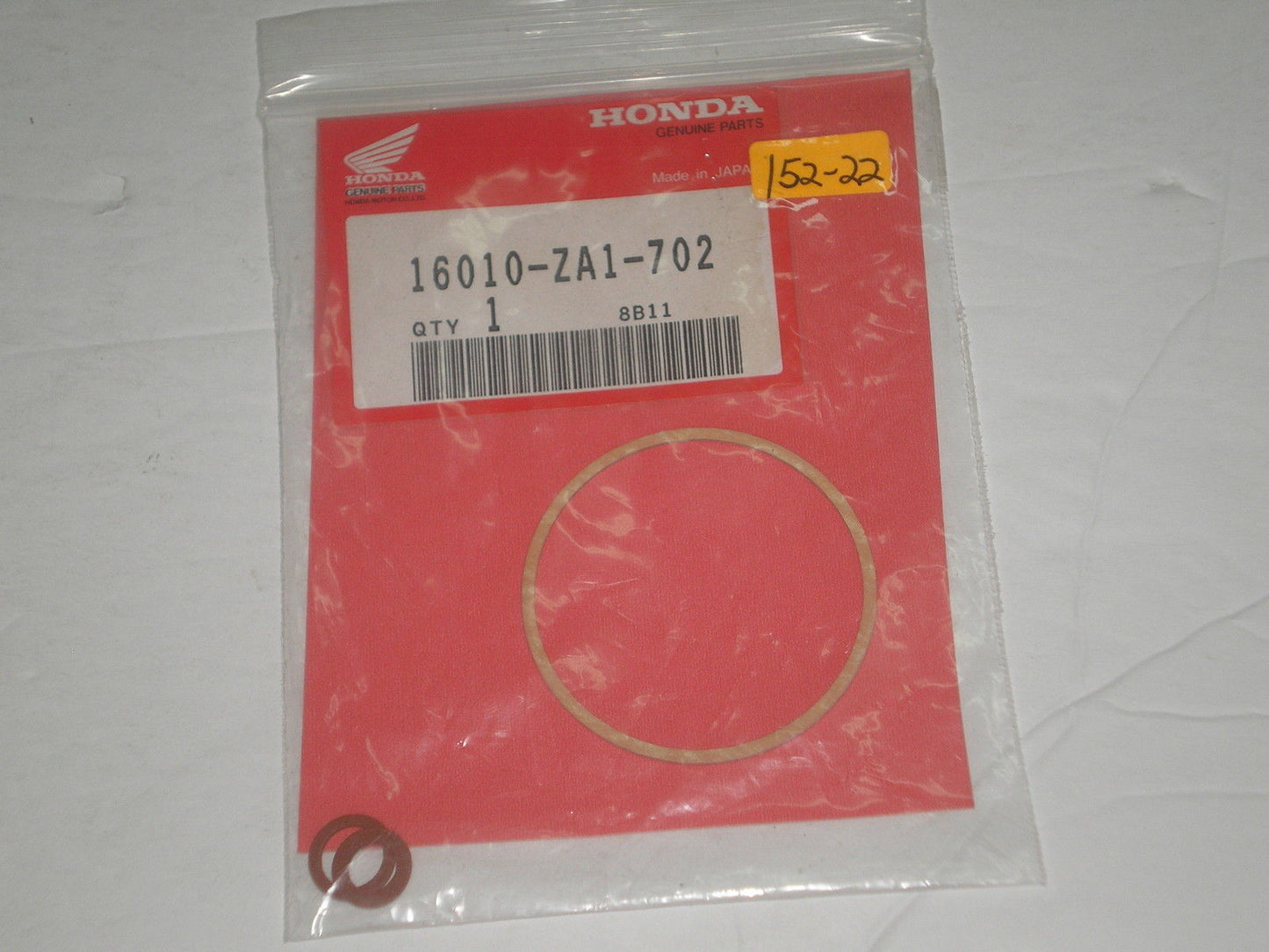 HONDA EB3000 EB4000 EM3000 EM4000 EMS4000 EMS4500 FR500 WB20 WB30 Gasket 16010-ZA1-702