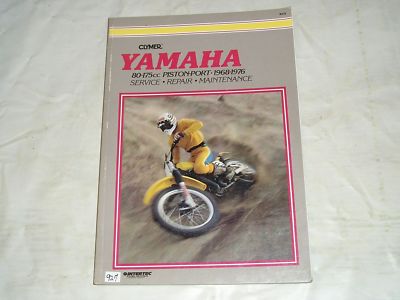 YAMAHA 80-175cc Piston Port 1968-1977 Clymer Service Manual M410 #927