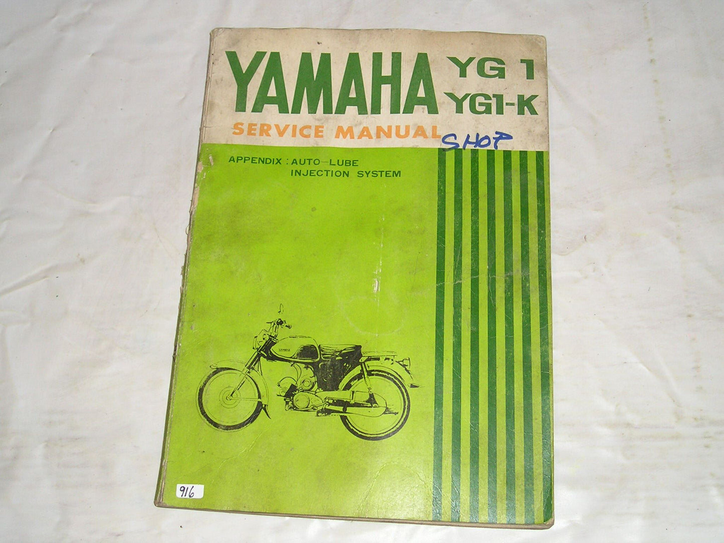 YAMAHA YG1 YG1K  YG1-K  1963 1964  Factory Service Manual  #916