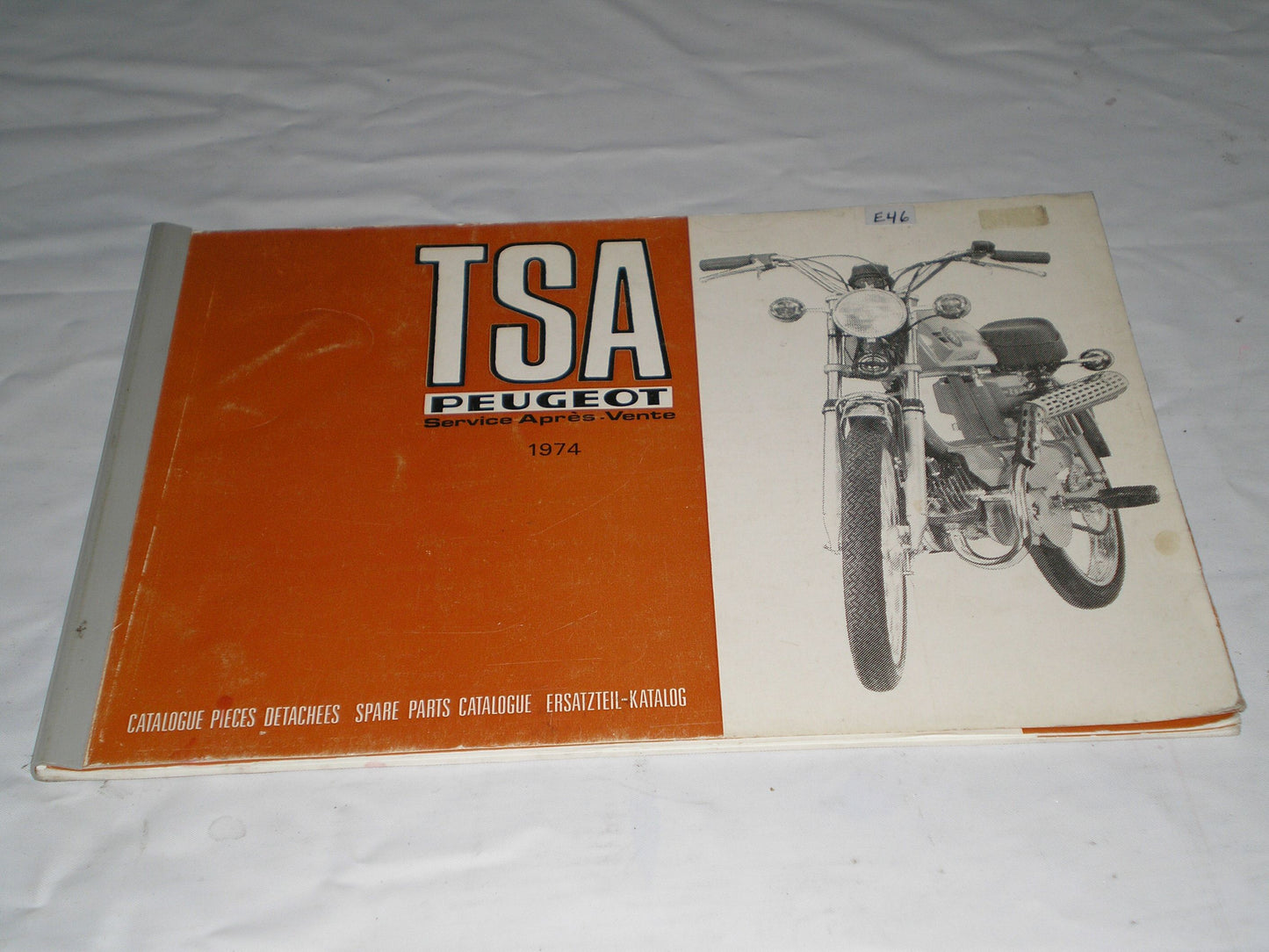 PEUGEOT TSA 1974 Parts Catalogue 1193-2000 #E78