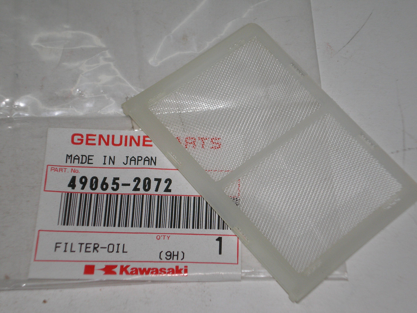 KAWASAKI KAF620 MULE ENGINE OIL FILTER SCREEN 49065-2072