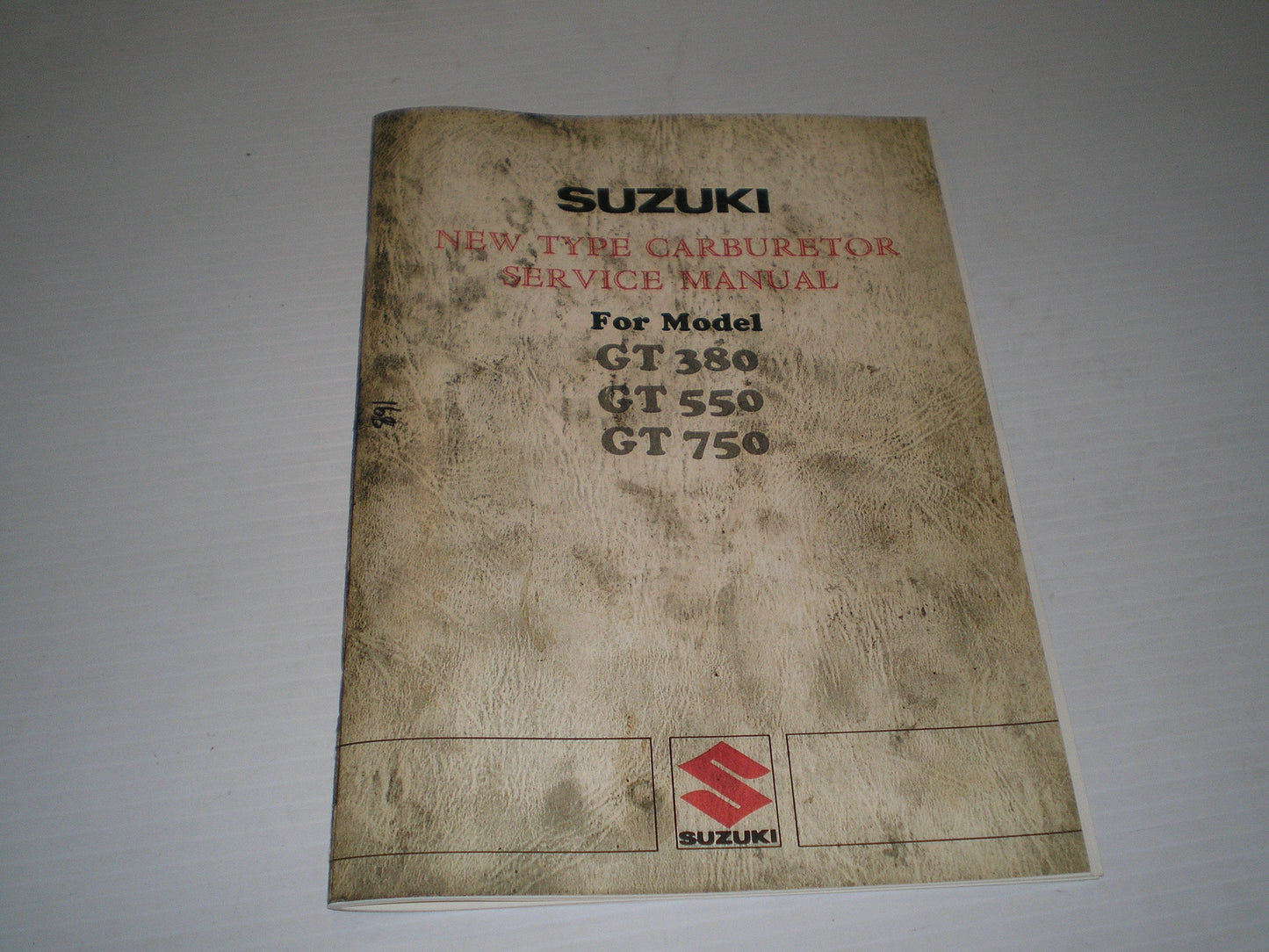 SUZUKI GT380 GT550 GT750 1974 Carburator Service Manual #891