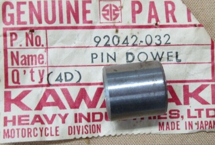 KAWASAKI KL KLF KLT KLX KZ ZX Factory Dowel Pin 92042-032