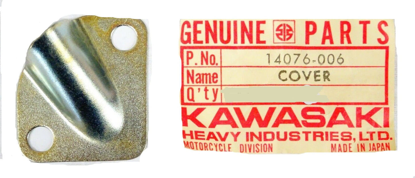 KAWASAKI KD125 KE125 KS125 KX125 Fuel Drain Cover 14076-006