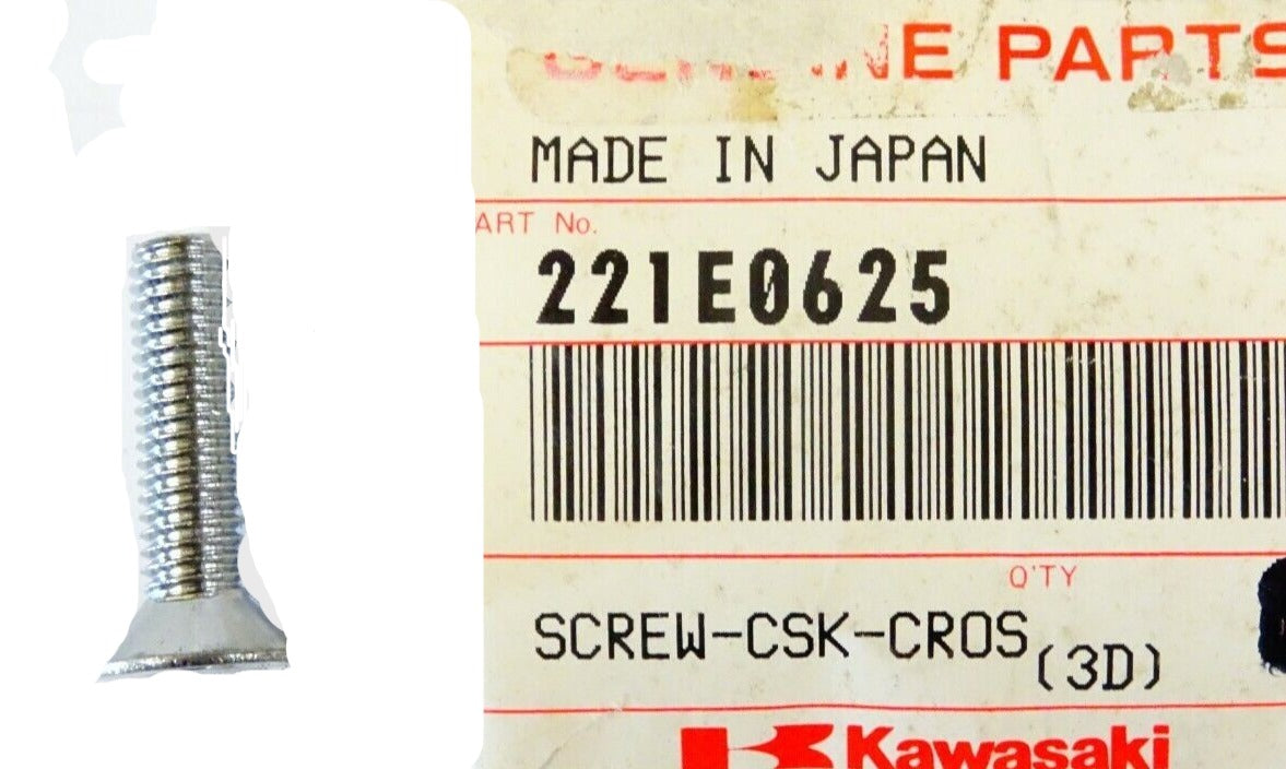 KAWASAKI EX250 ZX600 ZX1000 ZX1100 Screw 6x25 221E0625
