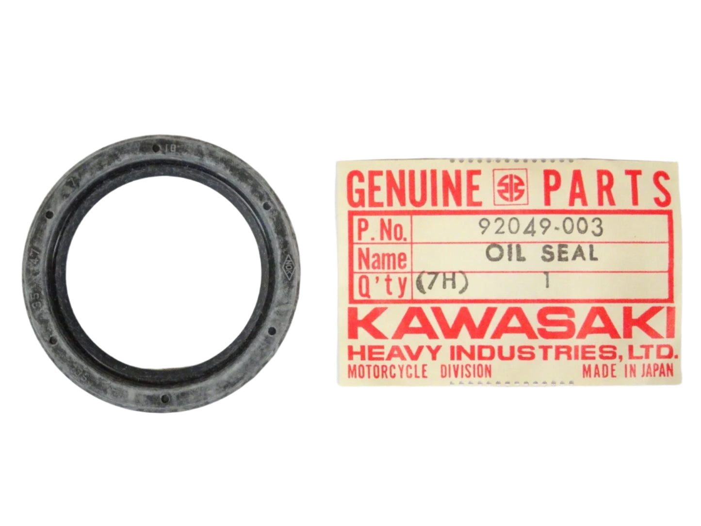 KAWSAKI  C2SS  C2TR ROADRUNNER CRANKCASE OIL SEAL  92049-003