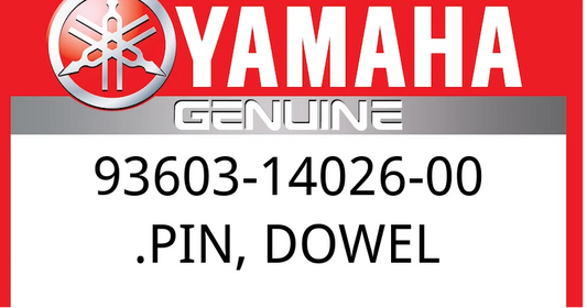 YAMAHA  DOWEL PIN     93603-1402 6