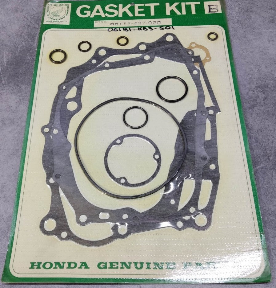 HONDA XL200 XR200 Factory Bottom End Gasket Set B  061B1-KB9-S01 / 061B1-KB9-000 / 061B1-KB9-010 / 06111-437-030 / 06111-437-010 / 06111-437-020