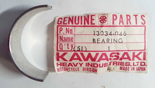 KAWASAKI KZ750 Factory Metal Connecting Rod Bearing 13034-046