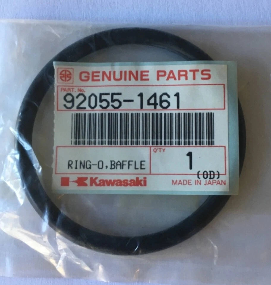KAWASAKI  KX   80  100 125 250    MUFLER  BAFFLE PIPE  ORING  92055-1461