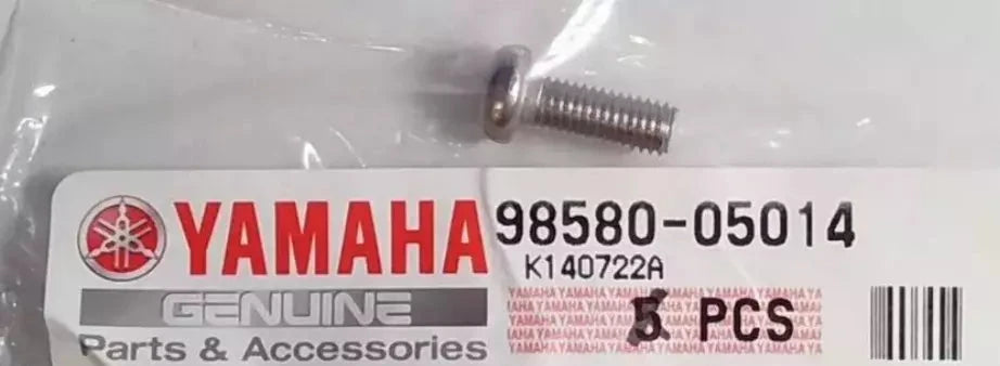 YAMAJA YZ125 YZ250 WR450 PAN  HEAD SCREW  98580-05014