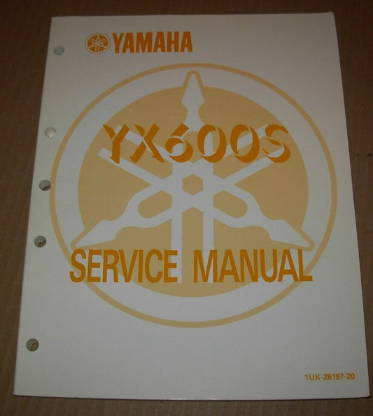 YAMAHA YX600S YX600 S 1986 Service Manual  1UK-28197-20  #B164
