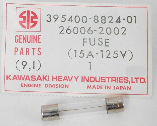 KAWASAKI KG700 KG1000 KG1500 KG2600 Factory Fuse 15A-125V 26006-2002