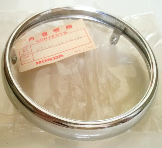 HONDA CB50 CG125 CY50 XL50 Z50 ZB50 Factory Headlight Rim 33101-397-000 / 33101-139-700 / 33101-088-950