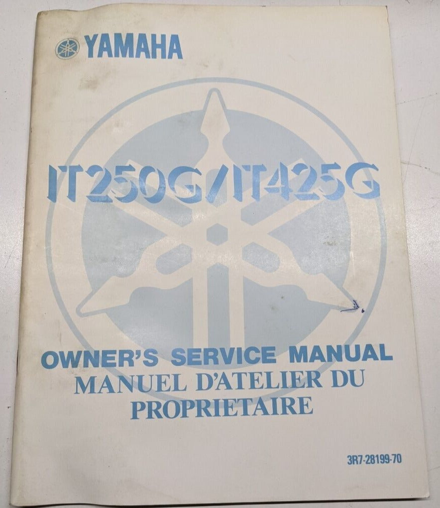 YAMAHA IT250G IT425G 1980 Owner's Service Manual  3R7-28199-70  #B198